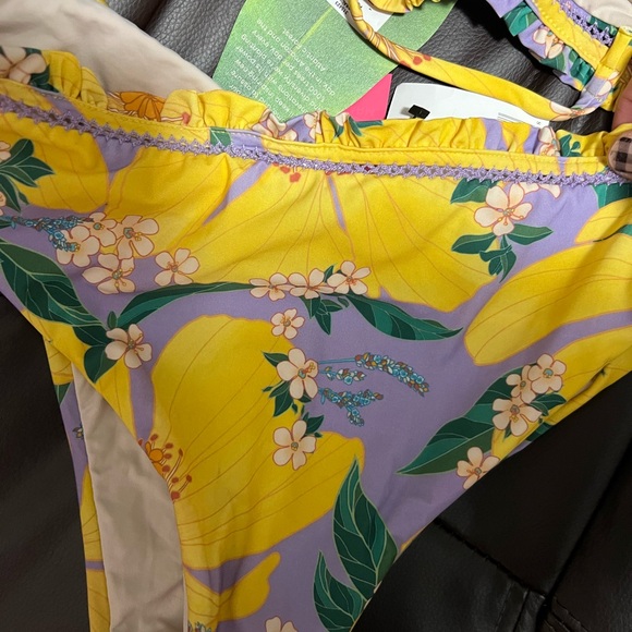 NWT FARM RIO PIETRA FLORAL BIKINI SET L - Picture 5 of 7